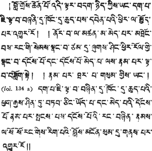 Tibetan text